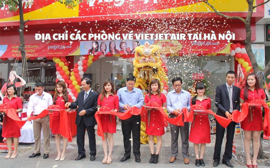 Địa chỉ các phòng vé Vietjet Air tại Hà Nội bạn đang tìm