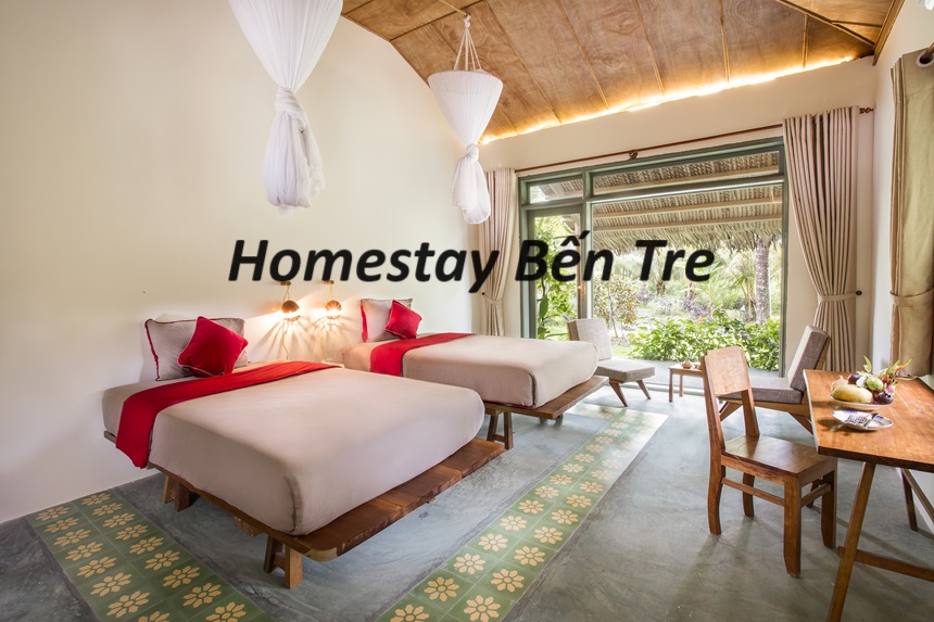 Homestay Bến Tre giá rẻ, thuê homestay ở Bến Tre gần sông nước