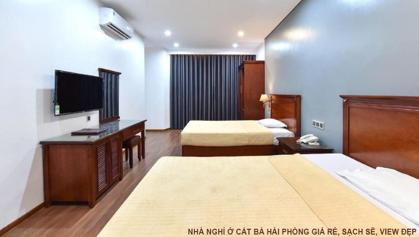 Các nhà nghỉ ở Cát Bà Hải Phòng giá rẻ, sạch sẽ, view đẹp