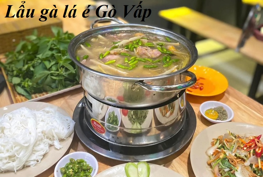 Các quán lẩu gà lá é Gò Vấp ngon nhất, lẩu gà lá é chuẩn vị.