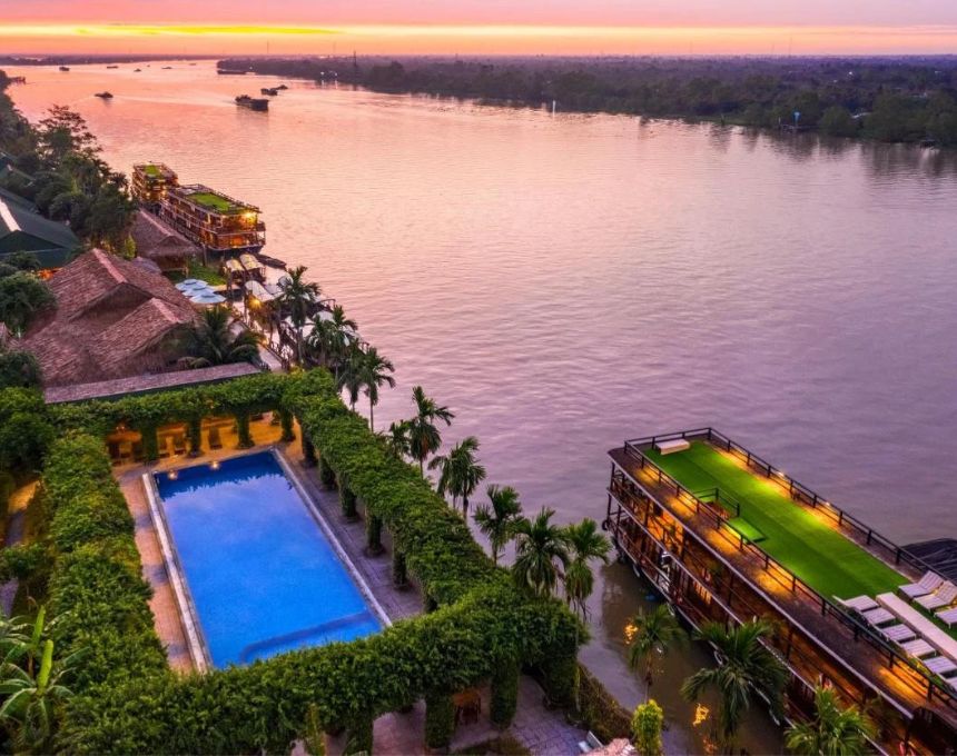 Review Mekong Lodge Resort, khu nghỉ dưỡng ở Tiền Giang.