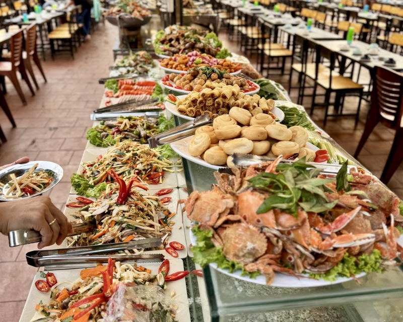 Menu buffet Alibaba